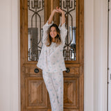 LUCY RUFFLE LONG PAJAMAS - Lenora