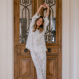 LUCY RUFFLE LONG PAJAMAS - Lenora