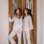 LUCY RUFFLE LONG PAJAMAS - Lenora