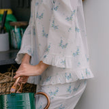 LUCY RUFFLE LONG PAJAMAS - Lenora