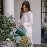 LUCY RUFFLE LONG PAJAMAS - Lenora