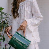 LUCY RUFFLE LONG PAJAMAS