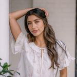 LUCY RUFFLE SHORT PAJAMAS - Lenora