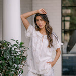 LUCY RUFFLE SHORT PAJAMAS - Lenora