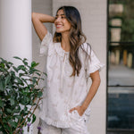 LUCY RUFFLE SHORT PAJAMAS - Lenora