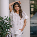 LUCY RUFFLE SHORT PAJAMAS - Lenora