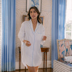 VANDY SCALLOPED NIGHTSHIRT - Lenora