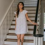 LUCY RUFFLE SHORT NIGHTGOWN - Lenora