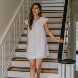 LUCY RUFFLE SHORT NIGHTGOWN - Lenora