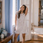 LUCY RUFFLE SHORT NIGHTGOWN - Lenora