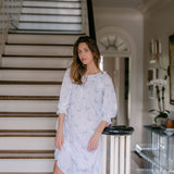 LUCY RUFFLE LONG SLEEVE NIGHTGOWN - Lenora