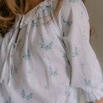 LUCY RUFFLE LONG SLEEVE NIGHTGOWN - Lenora