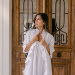 RUFFLE ROBE - Lenora