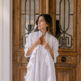 RUFFLE ROBE - Lenora