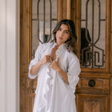 RUFFLE ROBE - Lenora