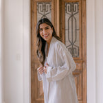 SEERSUCKER UNISEX ROBE - Lenora