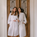 SEERSUCKER UNISEX ROBE - Lenora