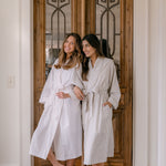 SEERSUCKER UNISEX ROBE - Lenora