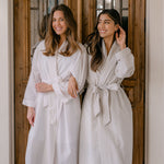 SEERSUCKER UNISEX ROBE - Lenora
