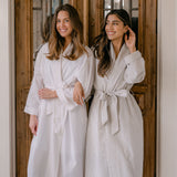 SEERSUCKER UNISEX ROBE - Lenora