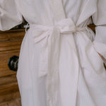 SEERSUCKER UNISEX ROBE - Lenora
