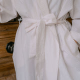 SEERSUCKER UNISEX ROBE - Lenora