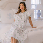 VANDY SCALLOPED NIGHTGOWN - Lenora