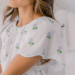 VANDY SCALLOPED NIGHTGOWN - Lenora