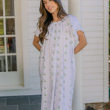 VANDY SCALLOPED NIGHTGOWN - Lenora