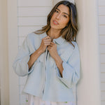 QUILTED BED JACKET - Lenora