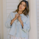 QUILTED BED JACKET - Lenora