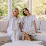 VANDY SCALLOPED SHORT SLEEVE PAJAMAS - Lenora