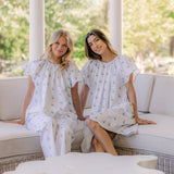 VANDY SCALLOPED SHORT SLEEVE PAJAMAS - Lenora