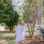 QUILTED BUTTON FRONT ROBE - Lenora