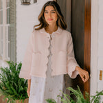 QUILTED BED JACKET - Lenora