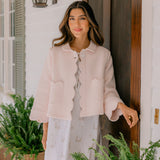 QUILTED BED JACKET - Lenora