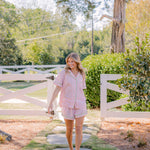 CLASSIC GINGHAM CHECK SHORT PAJAMAS W/ RIC RAK TRIM - Lenora