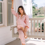 CLASSIC GINGHAM CHECK PAJAMAS W/ RIC RAK TRIM - Lenora