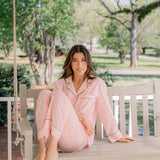 CLASSIC GINGHAM CHECK PAJAMAS W/ RIC RAK TRIM - Lenora