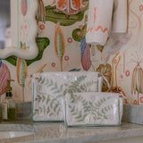 FERN LARGE MAKEUP BAG - Lenora
