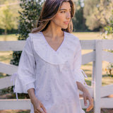 LUCY RUFFLE POET NIGHTSHIRT - Lenora