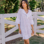 LUCY RUFFLE POET NIGHTSHIRT - Lenora