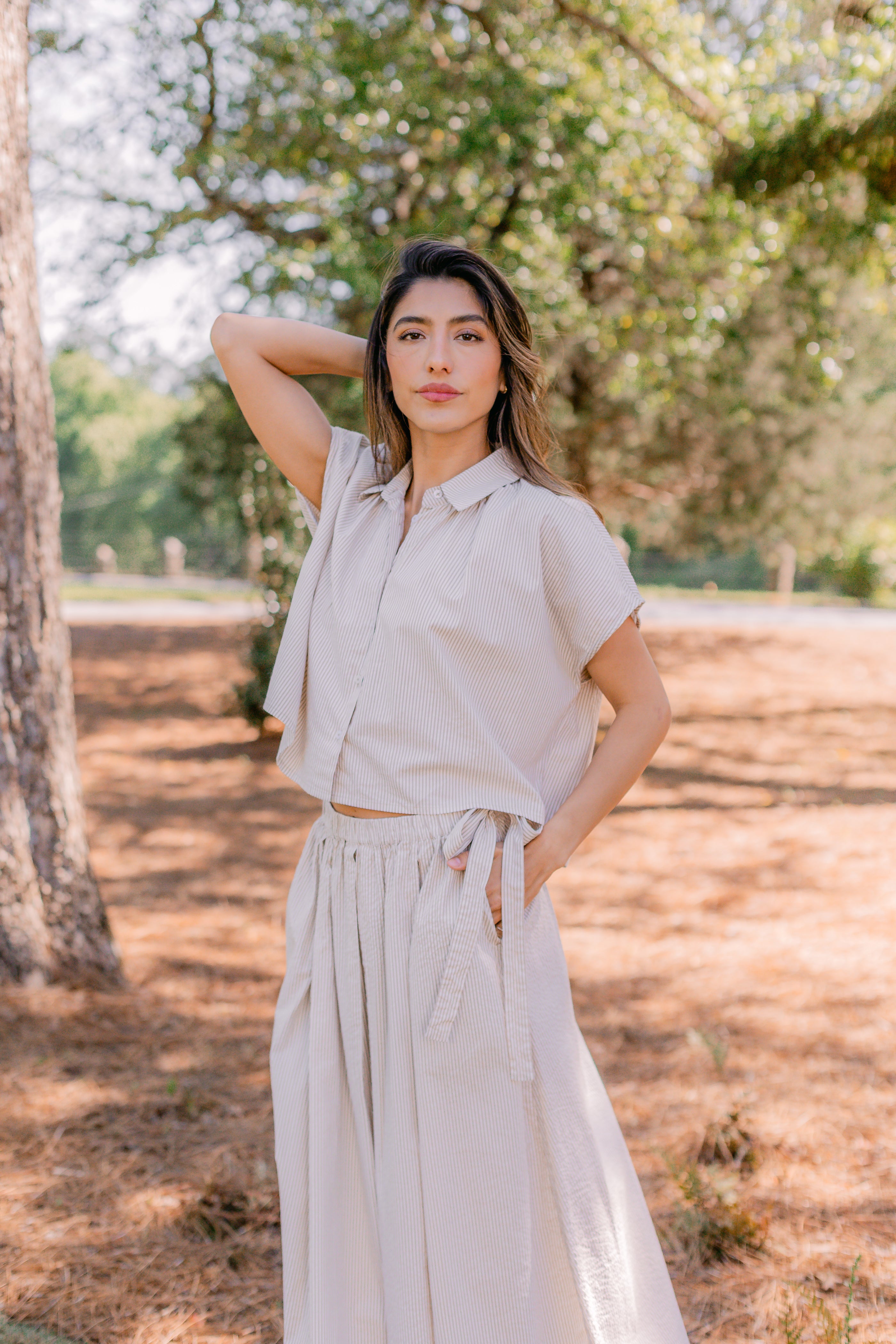 SAVOY 2 PIECE TOP & SKIRT - Lenora