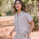 SAVOY 2 PIECE TOP & SKIRT - Lenora