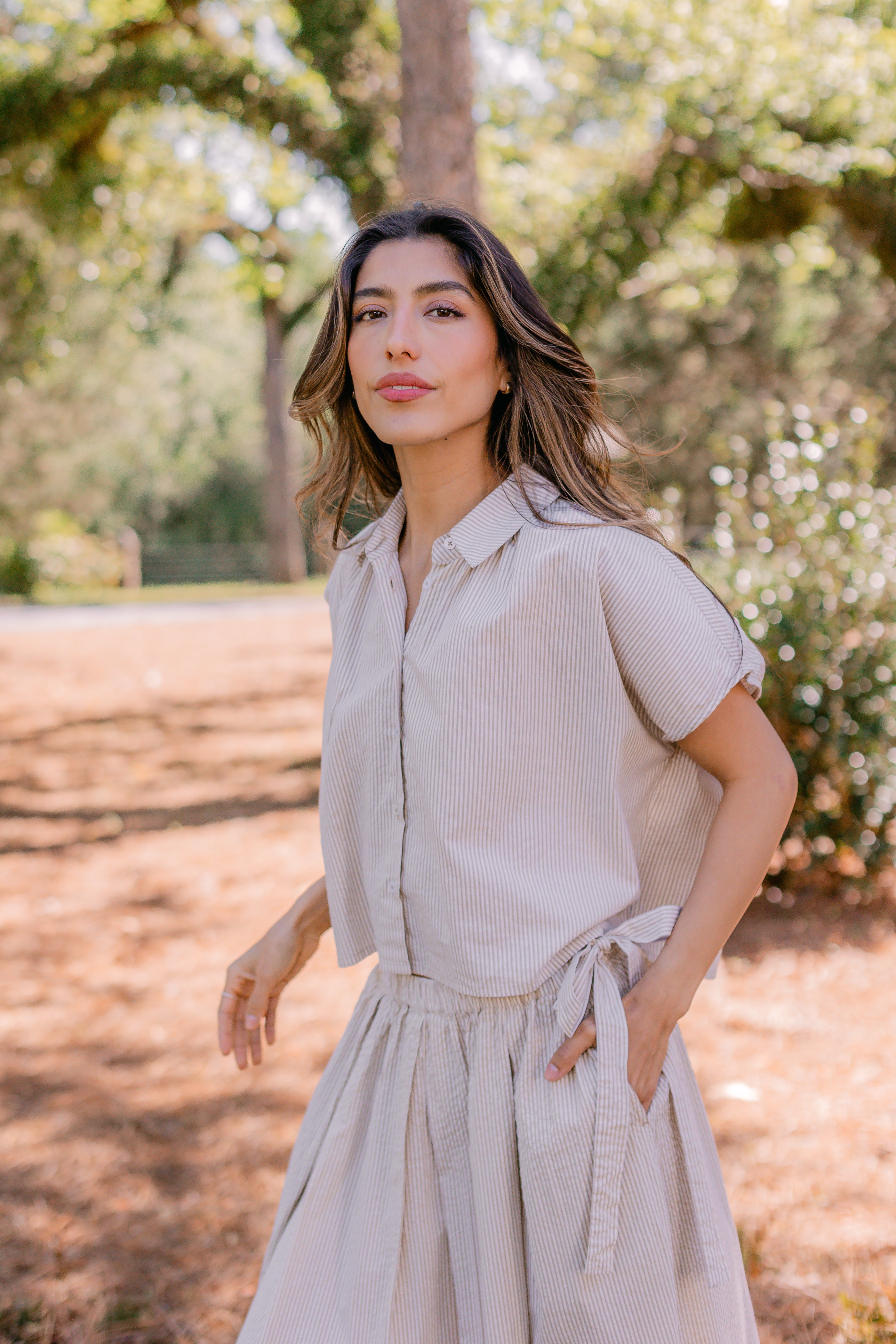 SAVOY 2 PIECE TOP & SKIRT - Lenora