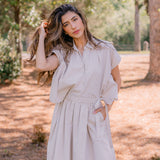 SAVOY 2 PIECE TOP & SKIRT - Lenora