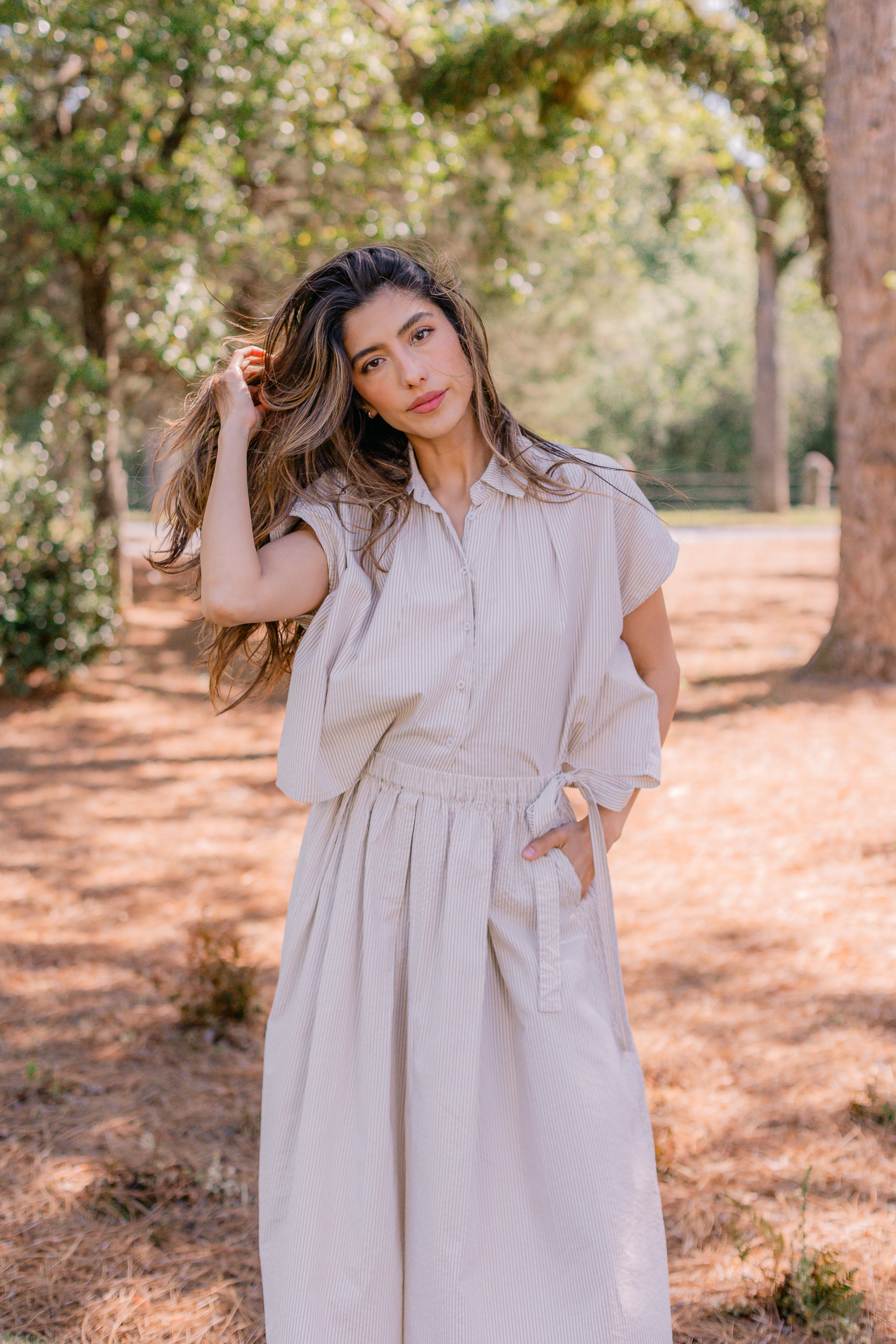 SAVOY 2 PIECE TOP & SKIRT - Lenora