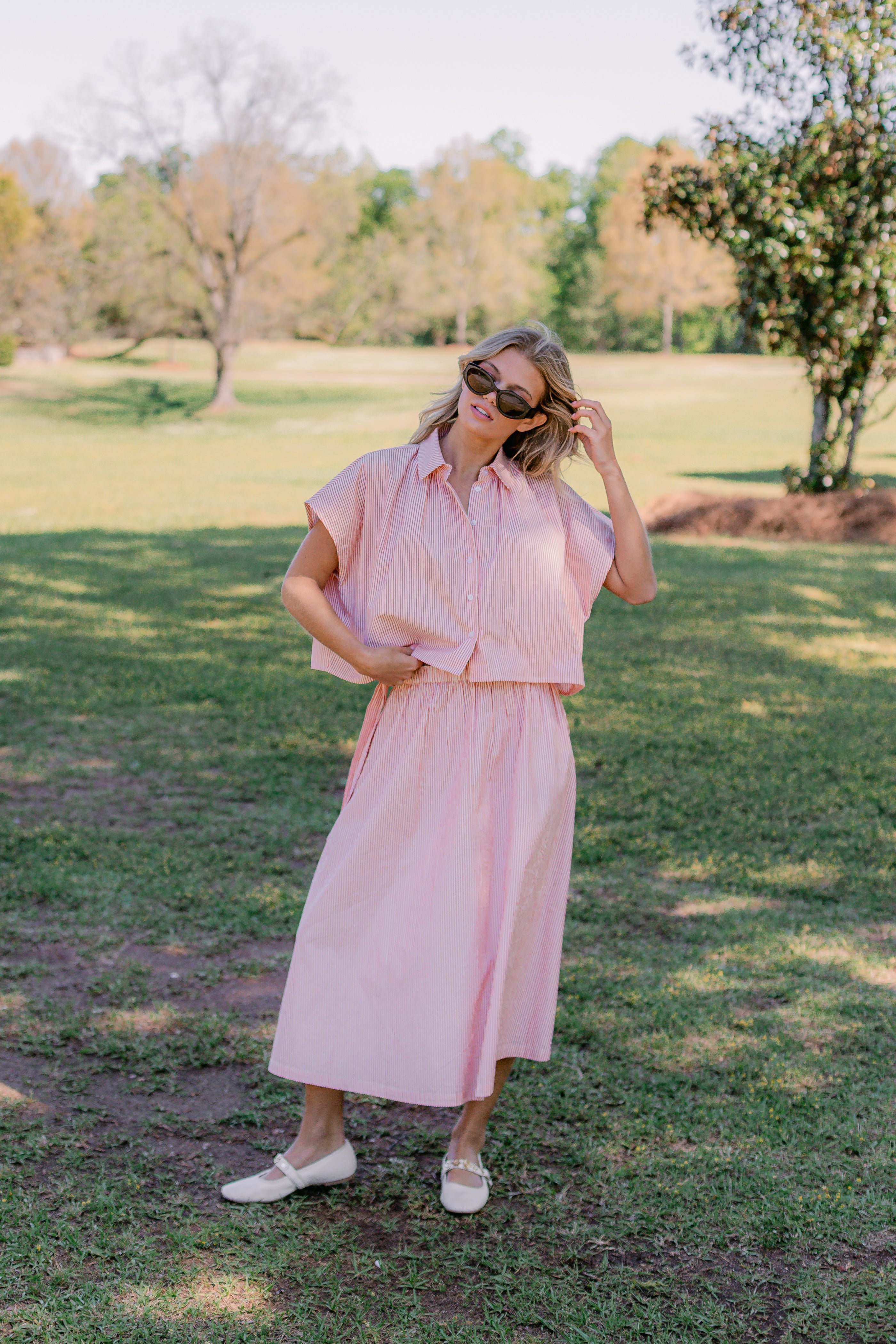 SAVOY 2 PIECE TOP & SKIRT - Lenora