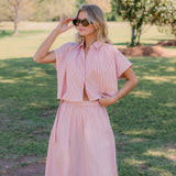 SAVOY 2 PIECE TOP & SKIRT - Lenora