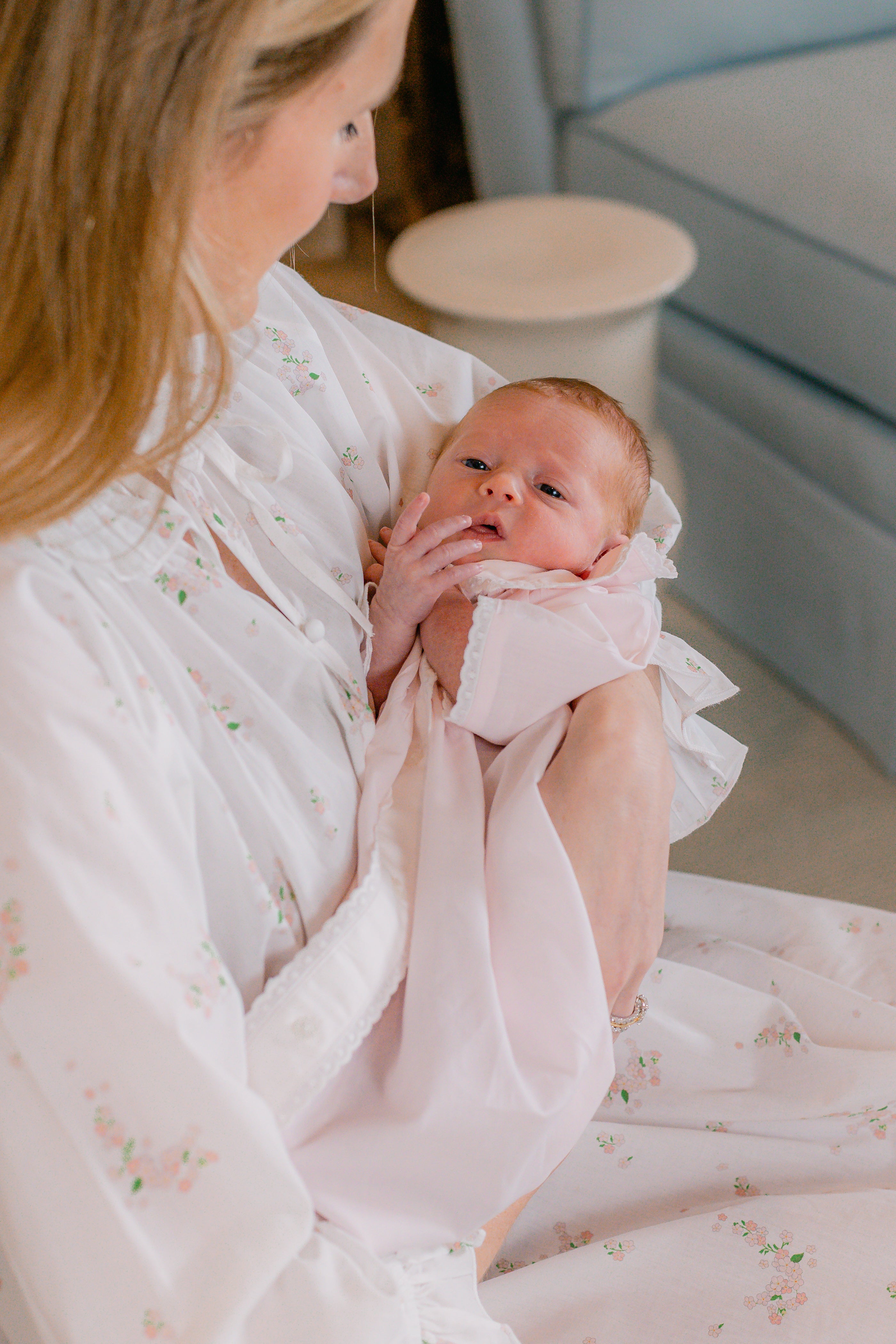 LUCY RUFFLE LONG SLEEVE NIGHTGOWN - Lenora